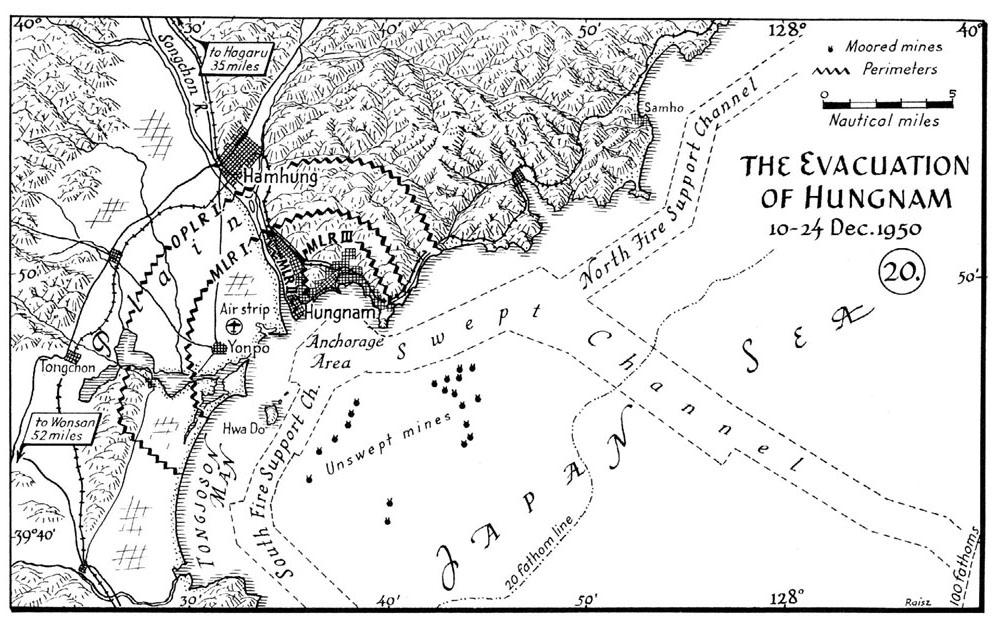 Map of Hungnam