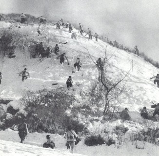 Chinese attack in NK, 1950