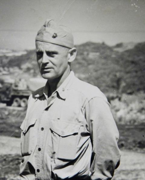 Col. Edward H. Forney at Inchon, Sept. 1950. He was 41 years old.