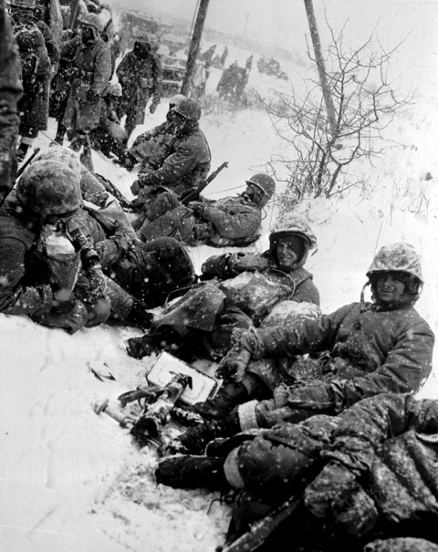 Marines fighting at Chosin