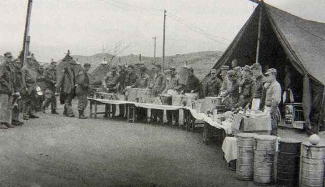 Thanksgiving at Hamhung, North Korea, 1950