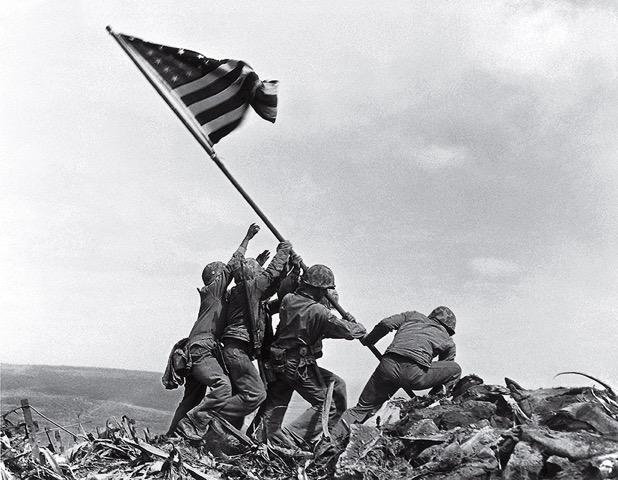 Raising of the flag at Iwo Jima