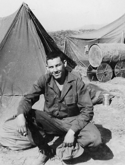 Travis Brann in Korea, 1951