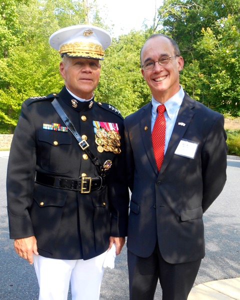 Commandant Robert Neller, USMC, and Ned Forney
