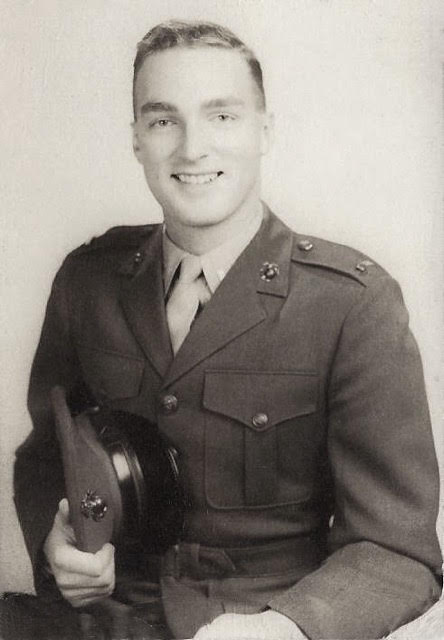 2nd Lieutenant Carl Lindquist, Jr. before shipping out for Korea, 1953.