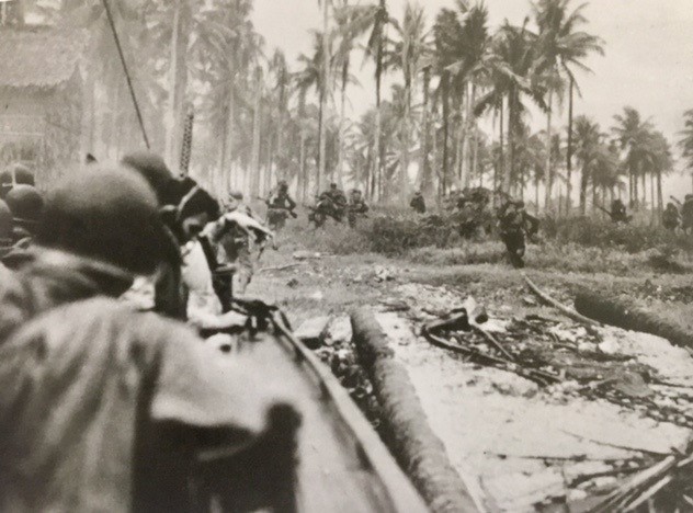 Marines at Bougainville, where Pauline's eldest son, Edward, fought (PC: USMC)