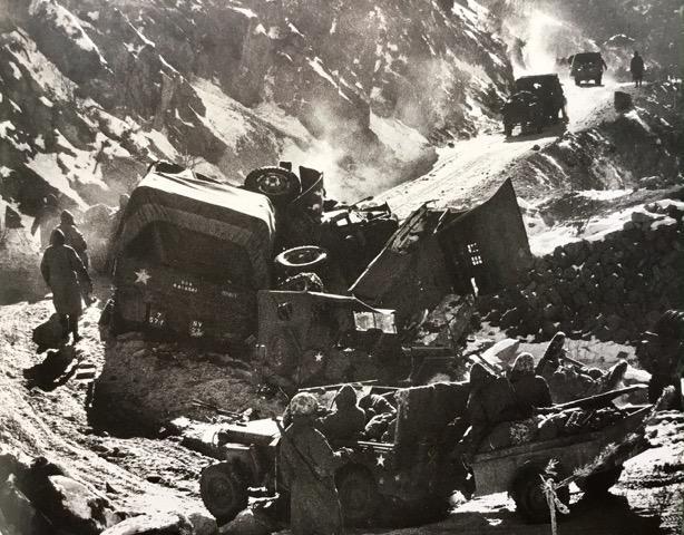 Destroyed vehicles at Hellfire Valley.