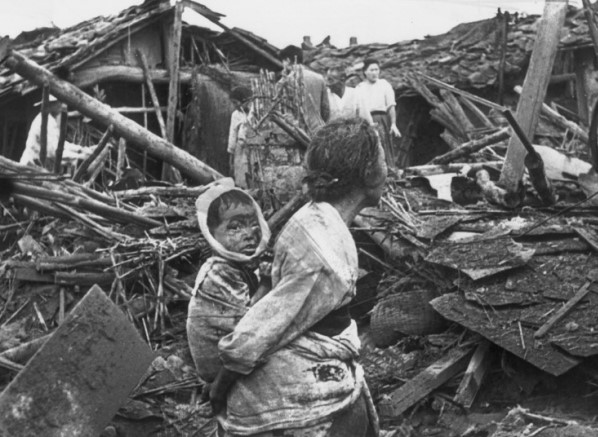 Civilians during the Korean War.