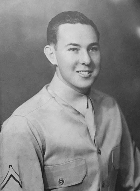 George “Buck” Perry during WWII. (PC: Melannie Tyson)