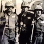 Lt's Finley, Ford, and Chang at Camp Upshur