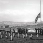 US Marine Corps Cemetery, Hamhung, North Korea 1950