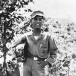 Johnny Nam, proudly wearing his US Marine Corps uniform, 1952.