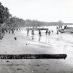 Marines landing at Guadacanal (PC: Karl Soule, USMC Archives)